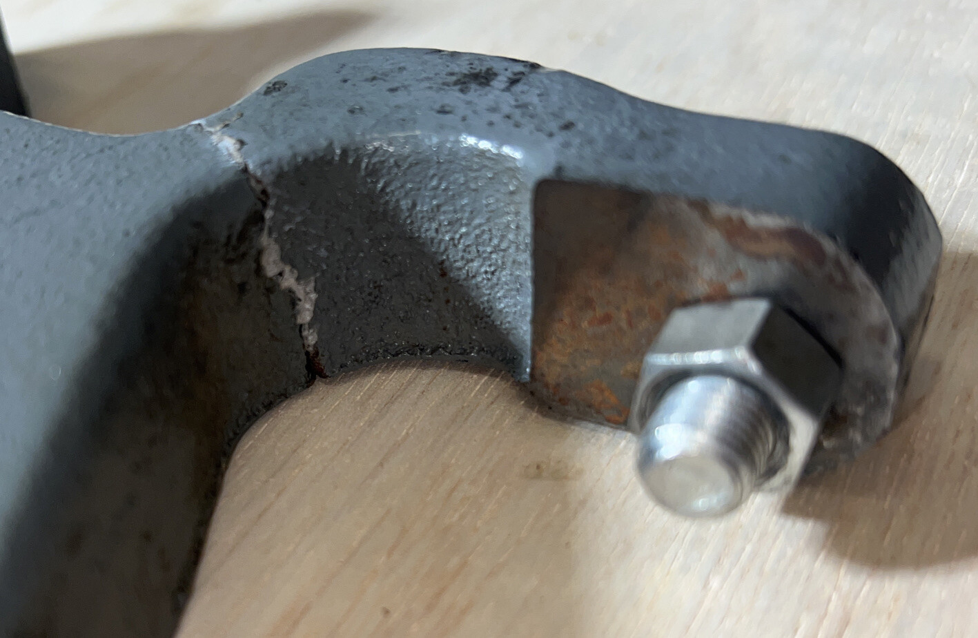 Delta Rockwell Unisaw Front Trunnion & Worm Gear. Offered For Parts Or