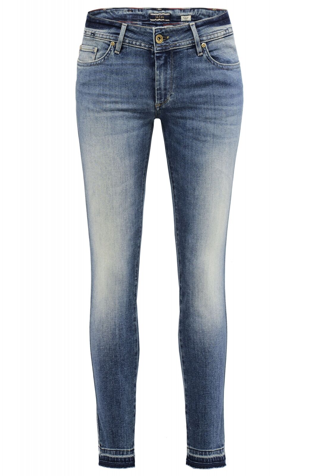 SALSA JEANS WONDER PUSH UP CAPRI blue vintage 121994.8502 - Slim Fit Jeans Damen