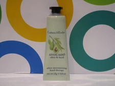 CRABTREE & EVELYN ~ AVOCADO OLIVE & BASIL HAND THERAPY ~ 0.9 OZ