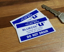 BLUECOL Anti Freeze Stickers 2" Pair Special Offer Cortina Rover 2000 Jaguar