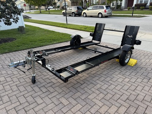 Stinger Folding Small Vehicle Trailer For ATV, Golf Cart, Motorcycle Or SmartCar
