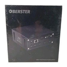 New and Sealed Oberster USB-C Triple Display Docking Station OB-DC006B 