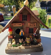 Hand Made Bait And Tackle Bird House