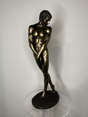 Design Toscano Bronze Nude Standing Statue Sculpture WU70932 2004 New in Box