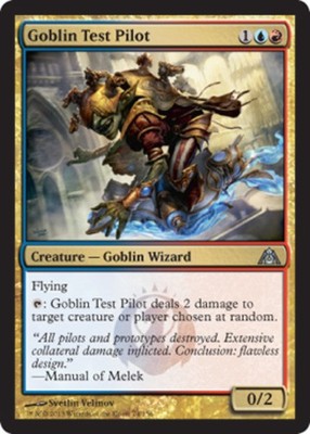 Goblin Test Pilot~74/156~LP~(DGM) - Dragon's Maze~MTG