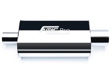 Scarico sportivo universale in acciaio inox silenziatore ovale FMIC.Pro 350mm...