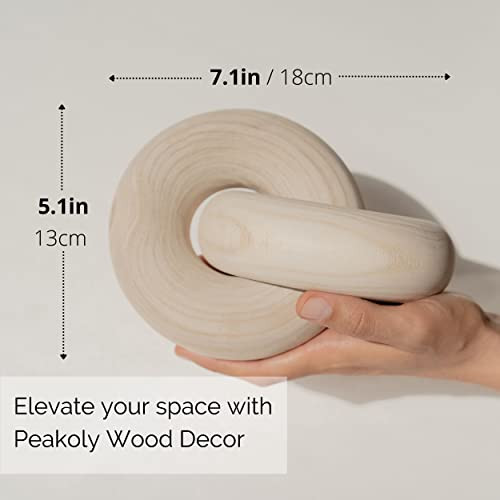 Wood Knot Decor Natural - Coffee Table Decor, Small Shelf Decor Accents, - Picture 6 of 7
