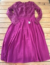 Chi Chi NWT Women’s Athenia Dress Size 12 Berry P9