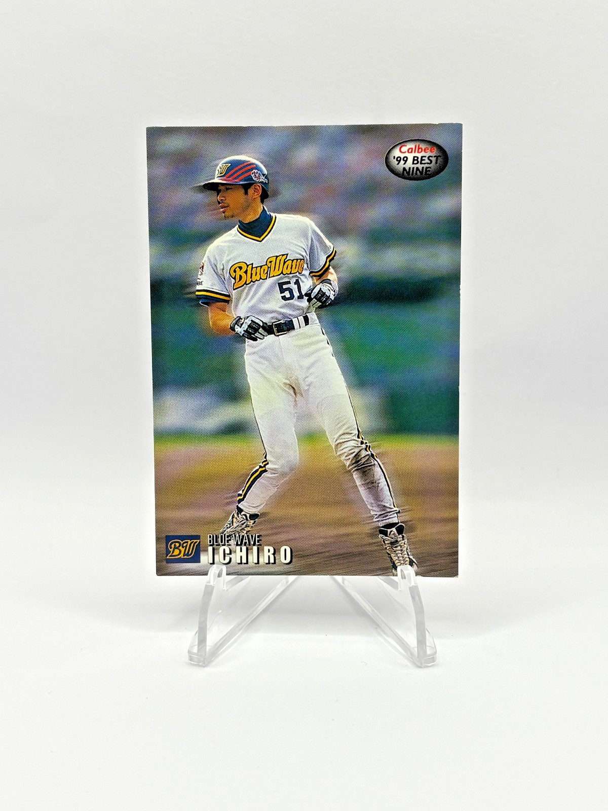 Ichiro Suzuki 2000 Calbee '99 Best Nine BlueWave Rookie Card (RC) (EX) #2