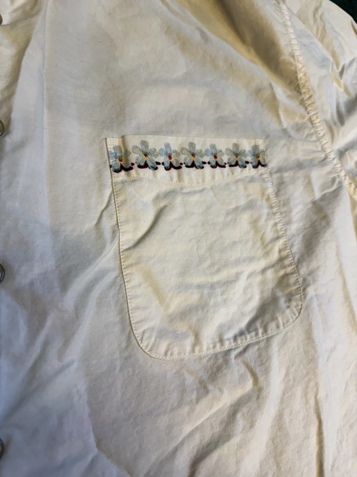 Camisa Aloha Vintage Antigua Azul Marino XXL Hawaiana Pinup Niña Retro Playa Floral Hula Pinup Foto 3 de 4