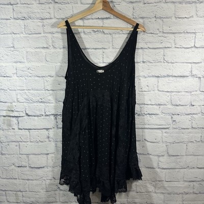 black swing dress lace Miss Candyfloss Janalie Lace 40's Swing Dress Black Orange