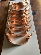 5 Inch Copper Half Round Strip Miters For Half Round Copper Gutter - 9 Count