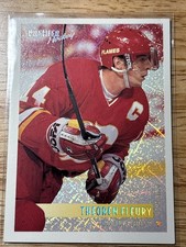 1994-95 Topps Premier THEOREN FLEURY Special F/X Calgary Flames #295