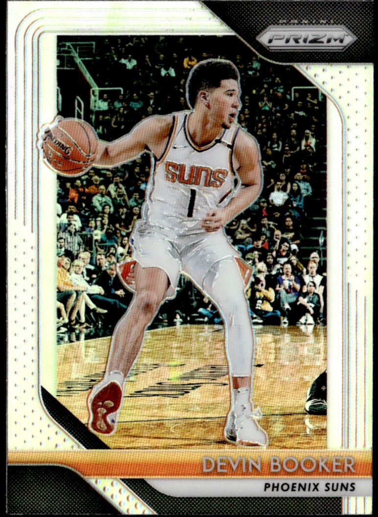 2018-19 Panini Prizm #11 Devin Booker Prizms Silver E1