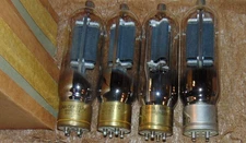 MATCH QUAD 4 NOS NIB CEP 217C 217-C AMPEREX TUBES CARBON PLATES 38117 UV217C USA