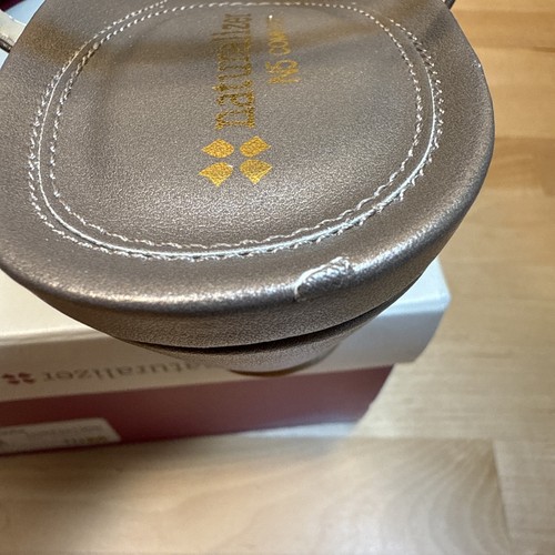 Naturalizer N5 Comfort Spirit Nickel Smooth Women’s Sandals 10M NIB w defect - Picture 8 of 11