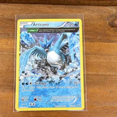 Pokémon Articuno 17/108 Roaring Skies Rare Regular Basic 120 HP Δ Plus Tri Edge