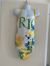 Jaked Intero Donna RIO Green One Piece Swimsuit New With Tags Size XS