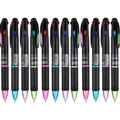 Kugelschreiber 12er Set Mehrfarbig ballpoint pen Schreibset Büro Notizen