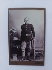 CDV Foto , Soldat, Rum&auml;nien , Hermannstadt, um 1900