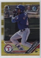 2019 Bowman Chrome Prospects Yellow Refractor /75 Julio Pablo Martinez c5r