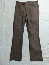 NYDJ Lift Tuck Boot Cut Caribou Brown Size 14