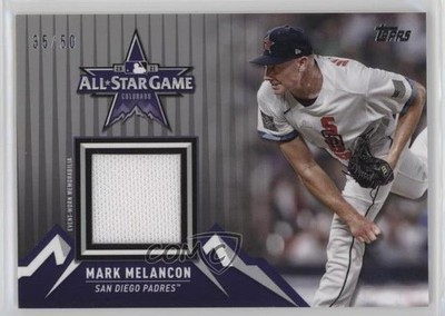 2021 Topps Update All-Star Stitches Silver 35/50 Mark Melancon #ASSC-MME 16vb