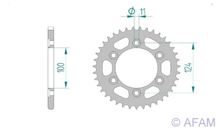 Kettenrad Stahl 38-ZäHne 520-Teilung FüR Ducati Supersport 900 Ss Carenata 91-98-image