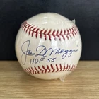 Joe DiMaggio Signed Autograph OMLB Official 1994 World Series Baseball