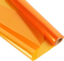 Cellophane Wrap Roll-Gold Wrapping Paper Roll 34 in Wide X 100 Ft Long, 3 Mil Th