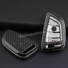 Funda protectora de llave remota de coche de fibra de carbono para BMW X3 X4 X5 X7 G01 G20 G22 G30 G32