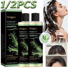2/1X Organic Rosemary Hair Growth Shampoo with Hydrolyzed Keratin Extra Strength