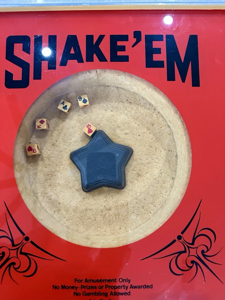 Máquina Arcade Shake 'Em De Colección Funciona con Monedas - Juego Novedad Mediados de Siglo - ¡Funciona! Foto 2 de 4