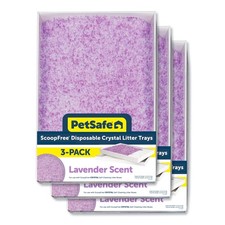 PetSafe ScoopFree Crystal Litter Refill Tray Fresh Scent 3-Pack Free Shipping