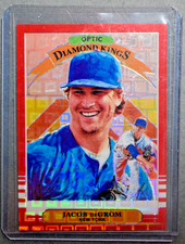 2019 Donruss Optic Jacob deGrom Red Pandora Diamond Kings #19 #/99-FREE SHIPPING