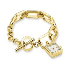 Womens Wristwatch ROSEFIELD OCTAGON SWGSG-O52 Stainless Steel Golden Bracelet