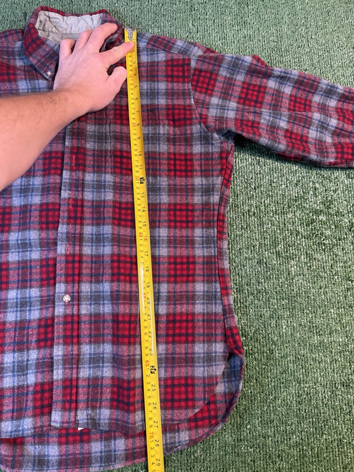 Pendleton Wool Flannel Button Down Field Shirt Me… - image 3