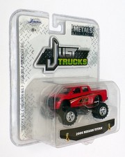 Camiones Jada Just escala 1/64 14020 - Nissan Titan 2006 - rojo AEM