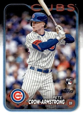 2024 Topps #407 Pete Crow-Armstrong Team Color Border Variation