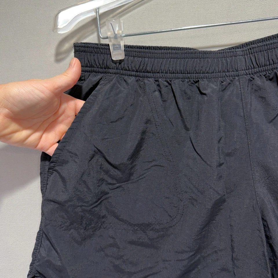 Columbia Womens M Black Shorts Hiking Fishing Nylon Drawstring & Elastic Waist - Image 2 of 4