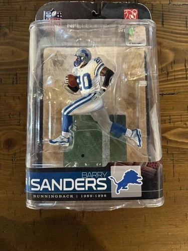 McFarlane Toys NFL Legends Barry Sanders Action Figure Football 2009 Series