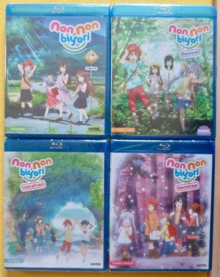 Non Non Biyori Complete Seasons 1, 2, 3 and Movie Blu-rays 2015 Sentai in shrink