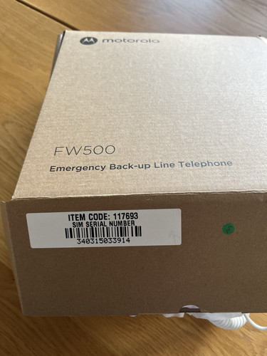 Motorola FW500 Big Button Phone Emergency Back-up Line Telephone Brand New - Photo 3/3