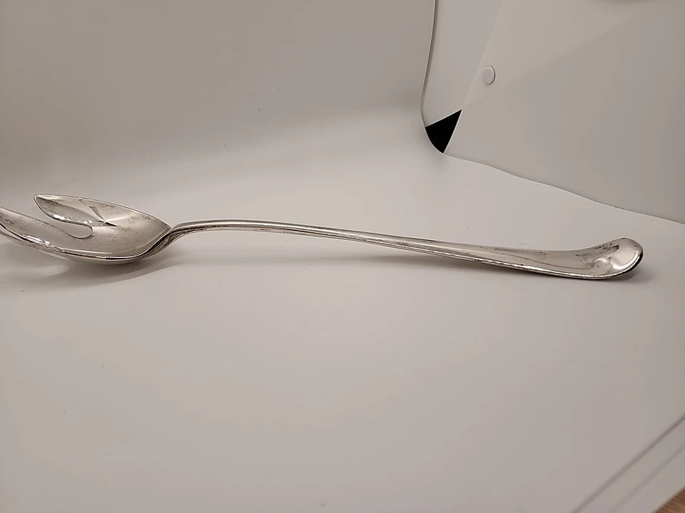 Вилка сервировочная для салата посеребренная грузинская Gerity 13 дюймов - Изображение 2 из 4