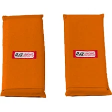 RJS Racing Equipment 11001205 RJS Orange Safety Harness Pads