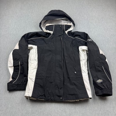 Columbia Jacket Womens Medium Black White Vertex Omni Shield Ski Waterproof  Coat