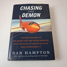 Chasing The Demon Dan Hampton Hardcover Aviation History Sound Barrier Book