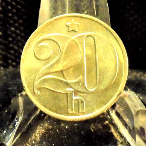 CIRCULATED 1976 20 HALERU CZECHOSLOVAKIAN COIN(80119) - Image 4 of 4