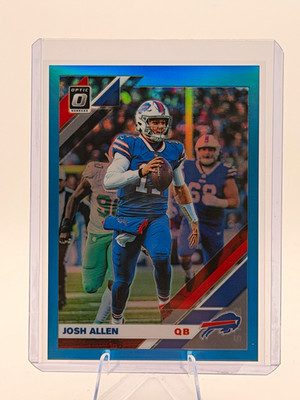 Panini 2019 Donruss Optic Josh Allen Buffalo Bills #12 Aqua Prizm /299