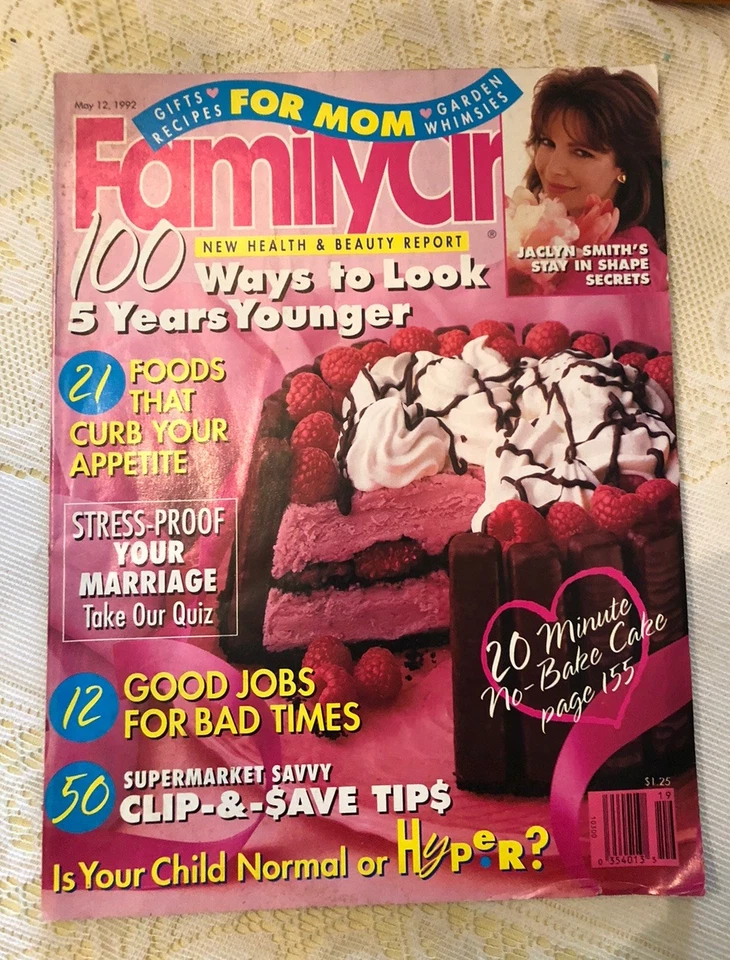 Vintage 8 Family Circle 1992 Magazines Recipes, Articles, See Photos - Image 4 of 4